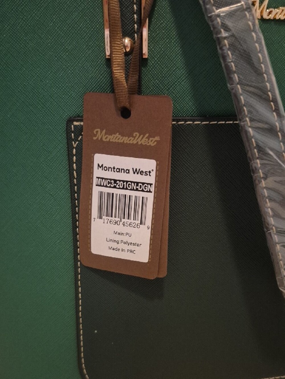 "Sale" NWT Montana West Green and Dark Green 3-Piece Shoulder Bag Set - Picture 11 of 11